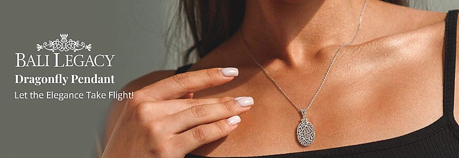 Bali Legacy Dragonfly Pendant Banner