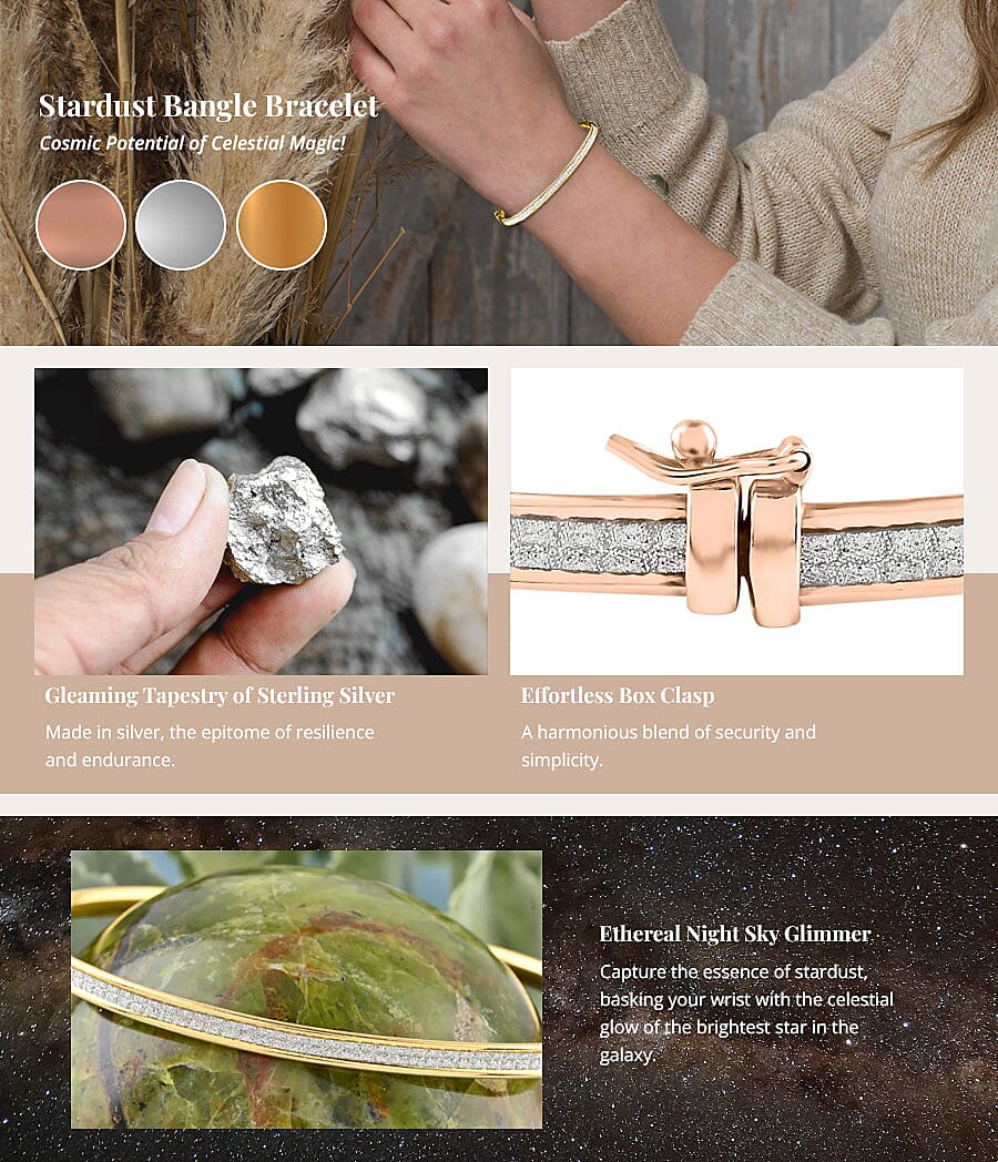 Stardust Bangle Bracelet Banner