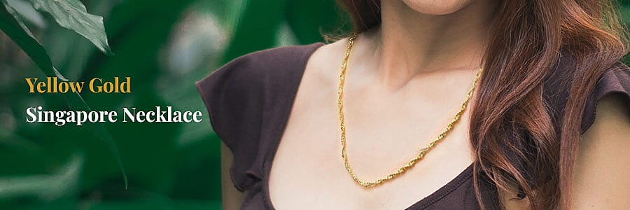 Yellow Gold Singapore Necklace Banner