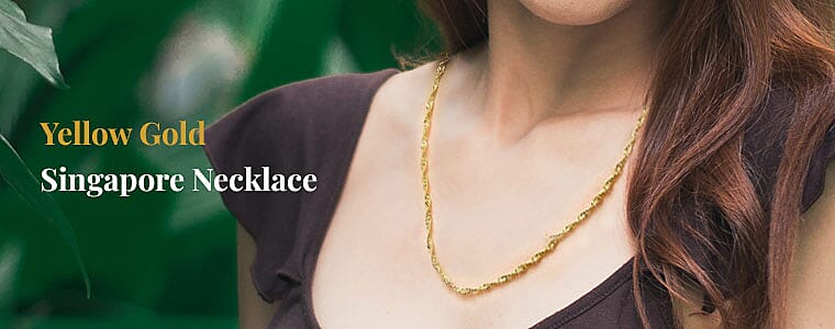Yellow Gold Singapore Necklace Banner