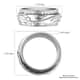 Sterling Silver Floral Engraved Concave Spinner Ring, Anxiety Ring for Women, Fidget Rings for Anxiety for Women, Stress Relieving Anxiety Ring (Size 8.0) (5 g) image number 6