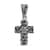 BALI LEGACY Floral Cross Pendant in Sterling Silver 2.6 Grams