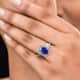 Artisan Crafted Lapis Lazuli Solitaire Ring in Sterling Silver (Size 7.0) 2.75 ctw image number 1