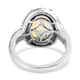 Ethiopian Welo Opal, Natural Champagne and White Diamond Ring in Platinum Over Sterling Silver 3.80 ctw image number 4