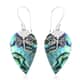 Abalone Shell Dangle Earrings in Sterling Silver| Drop Silver Earrings| Beach Fashion Jewelry image number 0