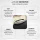 Diamond Row Band Ring in Platinum Over Sterling Silver, Wedding Band Rings For Women, Promise Ring 0.25 ctw image number 4
