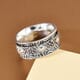 Sterling Silver Spinner Ring, Anxiety Ring for Women, Fidget Rings for Anxiety for Women, Stress Relieving Anxiety Ring (Size 10.0) (4.80 g) image number 1