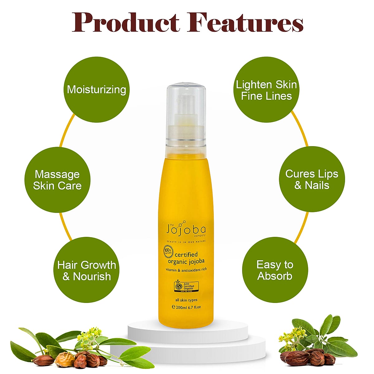 Buy The Jojoba Company Natural Certified Organic Jojoba Oil For Face