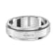 Sterling Silver Cross Engraved Spinner Ring, Anxiety Ring for Women, Fidget Rings for Anxiety for Women, Stress Relieving Anxiety Ring (Size 9.0) (4.75 g) image number 4