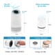 TechCare Air Purifier with True HEPA Filter Eliminates Odors, Dust, Mold, Pet Dander, Smoke, Pollen, Germs & Allergens | Best Air Purifier for Home | Air Cleaner | HEPA Air Purifier image number 3