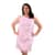 Lati Fashion Sleeveless Zip Front House Dress (Cotton & Polyester, M)- Pink