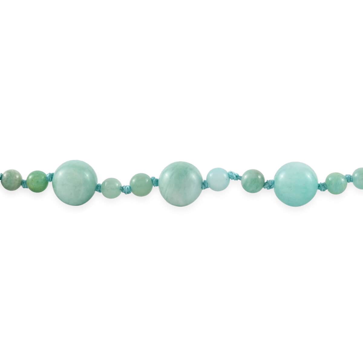 Amazonite Beaded Endless Station Necklace 34 Inches 251.00 ctw image number 1