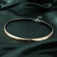 Omega Necklace 16-18 Inches in ION Plated Yellow Gold and Stainless Steel 19.40 Grams image number 1