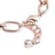 Coin Collection White Glass Pearl Charm Bracelet in Rosetone (7.50 In) image number 4