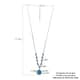 Malgache Neon Apatite Necklace 18 Inches in Platinum Over Sterling Silver 3.50 ctw image number 5