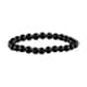American California Black Jade Beaded Stretch Bracelet 93.40 ctw image number 0