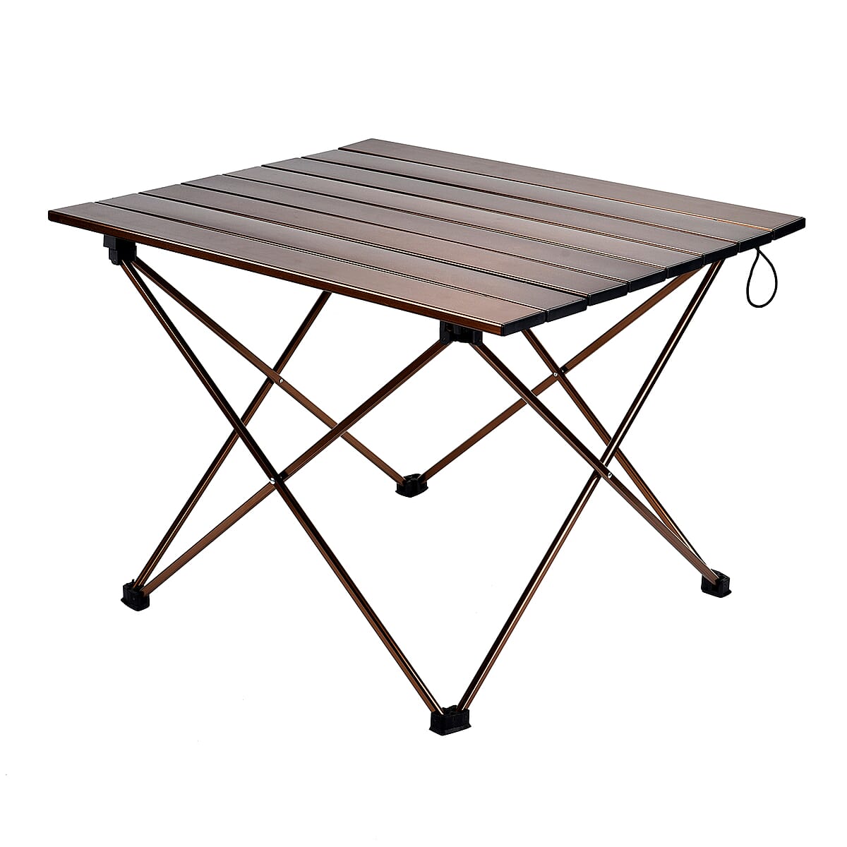 Buy Brown Aluminium Foldable and Portable Camping Side Table at ShopLC.