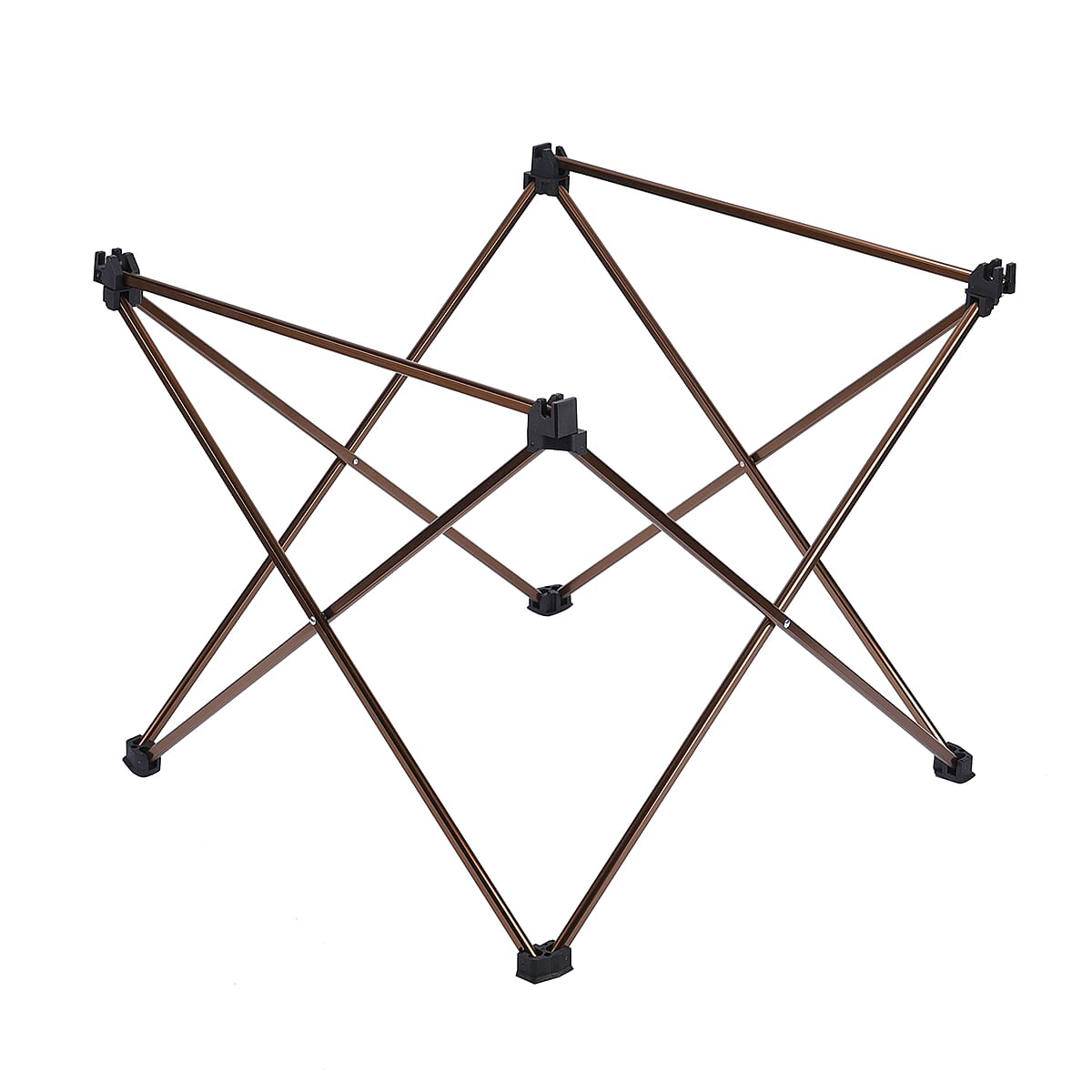 Buy Brown Aluminium Foldable and Portable Camping Side Table at ShopLC.