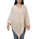 Passage Cream 100% Cashmere Woolen Poncho for Women | Cashmere Poncho | Women Capes | Poncho Scarf image number 0