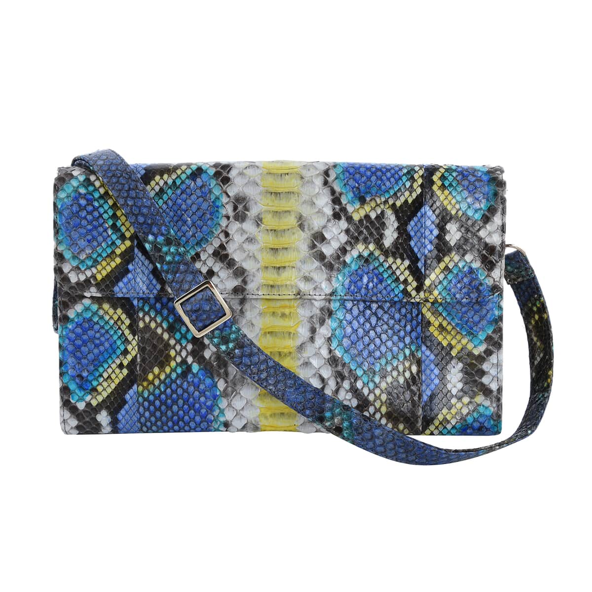 Python Bag Multicolor Python Leather Bag Snakeskin Bag 