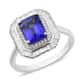 RHAPSODY 950 Platinum AAAA Tanzanite and E-F VS2 Diamond Cocktail Ring 7.30 Grams 3.25 ctw image number 0