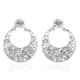 Artisan Crafted Polki Diamond Earrings in Platinum Over Sterling Silver 2.25 ctw image number 0