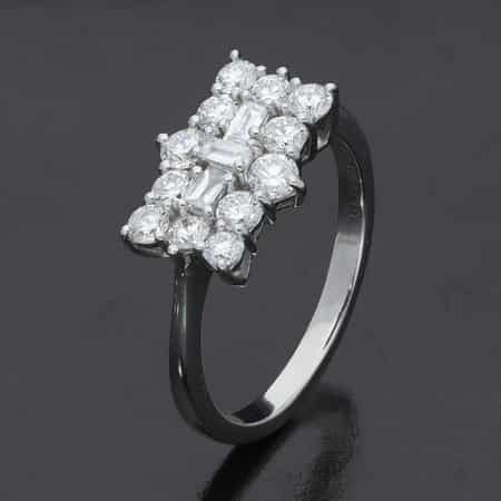 Solitaire Wedding Ring, Daily Wear Delicate Fancy Star Cut Diamond  Engagement 14K Solid White Gold Ring - Yahoo Shopping