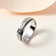 Sterling Silver Spinner Ring, Anxiety Ring for Women, Fidget Rings for Anxiety for Women, Stress Relieving Anxiety Ring (Size 11.0) (4 g) image number 4