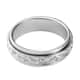 Sterling Silver Spinner Ring, Anxiety Ring for Women, Fidget Rings for Anxiety for Women, Stress Relieving Anxiety Ring (Size 11.0) (4 g) image number 6