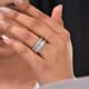 Sterling Silver Best Mom Spinner Ring, Anxiety Ring for Women, Fidget Rings for Anxiety for Women, Stress Relieving Anxiety Ring (Size 5.0) (7.75 g) image number 2