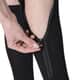 Set of 2 Pairs Black Zipper Compression Socks with Open Toe (S/M)-15-20mmHg image number 3