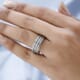 Sterling Silver Spinner Ring, Anxiety Ring for Women, Fidget Rings for Anxiety for Women, Stress Relieving Anxiety Ring (Size 6.0) (7.30 g) image number 1