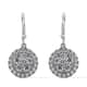 LUSTRO STELLA Made with Finest CZ Dangle Earrings in Platinum Over Sterling Silver 5.85 ctw image number 0