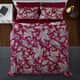 HOMESMART Burgundy Paisley Print 7pc Quilt and Sheet Set - Queen (100% Microfiber) image number 1