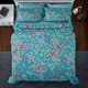 HOMESMART Aqua Paisley Print 7pc Quilt and Sheet Set - King (100% Microfiber) image number 1