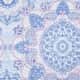 Homesmart Light Blue and Pink Flower Printed 6pcs Quilt Set - Queen (100% Microfiber) image number 4