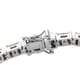 White Crystal Tennis Bracelet in Platinum Over Sterling Silver (7.25 In) 9.90 Grams image number 3