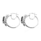 Malagasy Labradorite and Brazilian Citrine Earrings in Platinum Over Sterling Silver 7.50 ctw image number 3