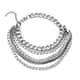 Multi Layered Anklet in Stainless Steel 9 Inches 60.40 Grams image number 0