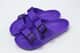 DU WA Purple Ultra Lightweight Flexible EVA Buckle Strap Sandal - Size 9-9.5 image number 0