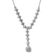 Lustro Stella Made with Finest CZ Necklace 18 Inches in Platinum Over Sterling Silver 15.80 ctw image number 0