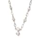 Lustro Stella Made with Finest CZ Necklace 18 Inches in Platinum Over Sterling Silver 9.90 ctw image number 3
