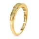 10K Yellow Gold Natural Yellow Diamond (I2-I3) Wedding Band Ring, Promise Rings For Women (Size 7.0) 0.50 ctw image number 3