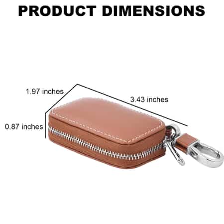 Men's And Women's General Car Key Bag Leather Coin Pouch Keychain