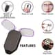 Purple 175 Degree Foldable Reading Glasses with Case image number 2