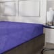 HOMESMART Purple Polyester Embossed 6pcs Sheet Set - King image number 5