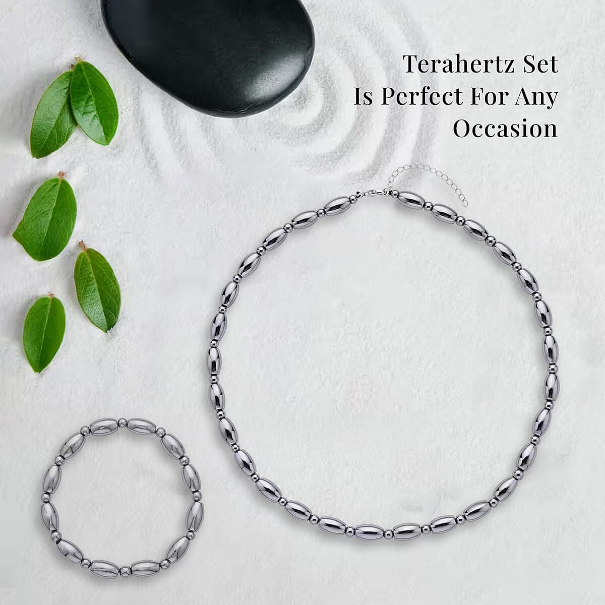 Buy Beads Jewelry Set Bracelet And Necklace Set Sterling Silver Set