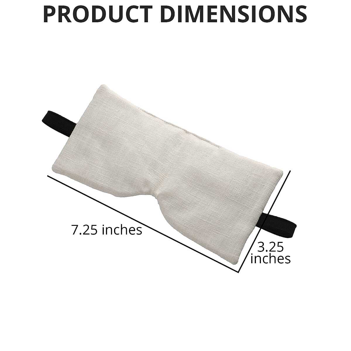 Buy Cotton, Eye Pillow With Pockets & Removable Quartz For Eye Rejuvenation at ShopLC.