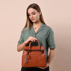 Golden Leopard Print Sequin Clutch Bag with 47 Inches Shoulder Strap , Shop LC