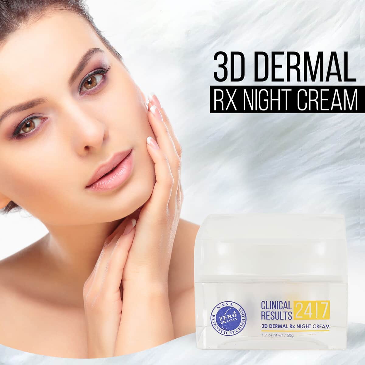 Buy Clinical Results NASA 3D Dermal Rx Night Cream 1.7 oz (Made In USA ...